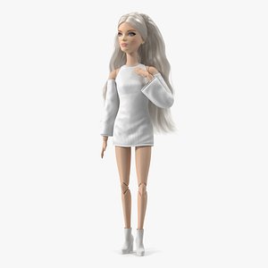 3D Barbie Doll With Long Hair