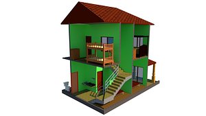 3D model 21sqm House
