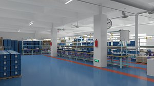 3D Factory Workshop 03 model