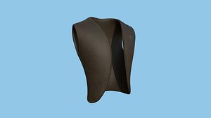 Leather Skull Pirate Vest - Character Design Fashion