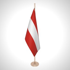 austria flag 3D
