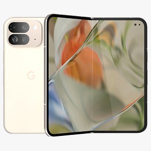 3D Google Pixel 9 Pro Fold Porcelain