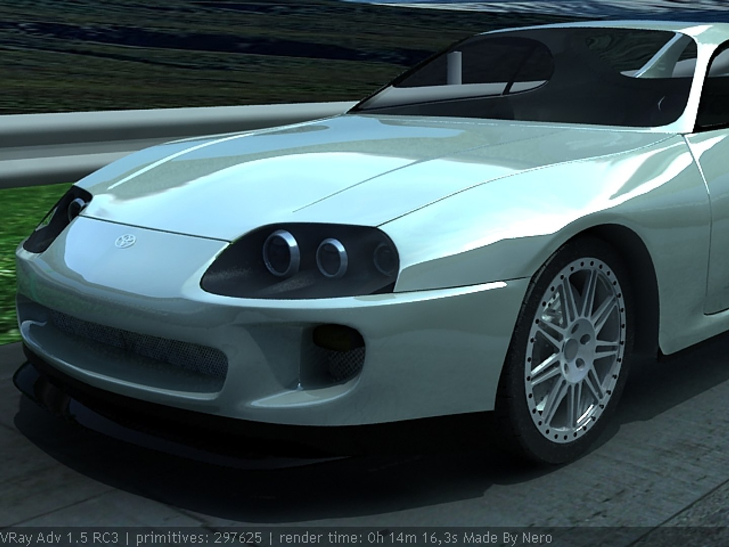 toyota supra 3d model