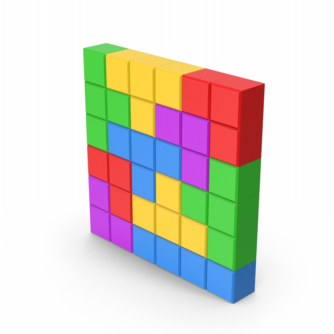 Brick Blocks Game 3D Model TurboSquid 2291750