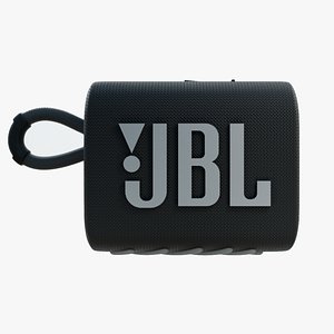 jbl go 3 speaker 3D model