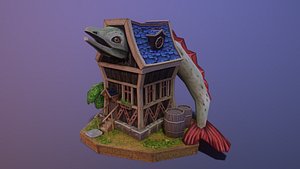 3D fantasy house