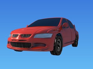 3d model car lancer
