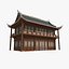Dachbodenladen für antike asiatische Architektur