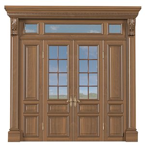 Entrance classic door