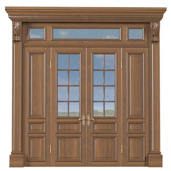 modelo 3d Puerta de entrada clásica - TurboSquid 1763837