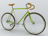 Vintage Fixed Gear Bicycle
