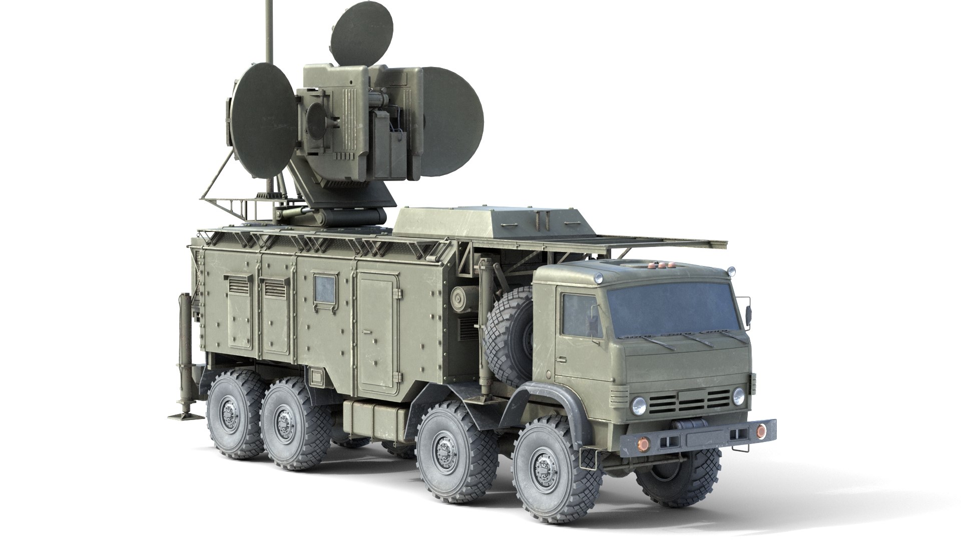 3D Krasukha 4 1RL257 Electronic Warfare EW System - TurboSquid 2280577