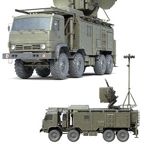 3D Krasukha 4 1RL257 Electronic Warfare EW System
