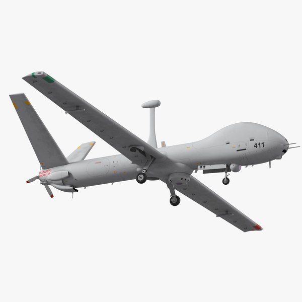 modelo 3d Elbit Hermes 900 UAV Rigged for Maya - TurboSquid 2048597