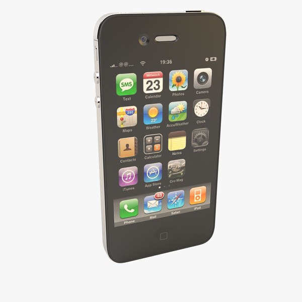 3d model apple iphone 4s