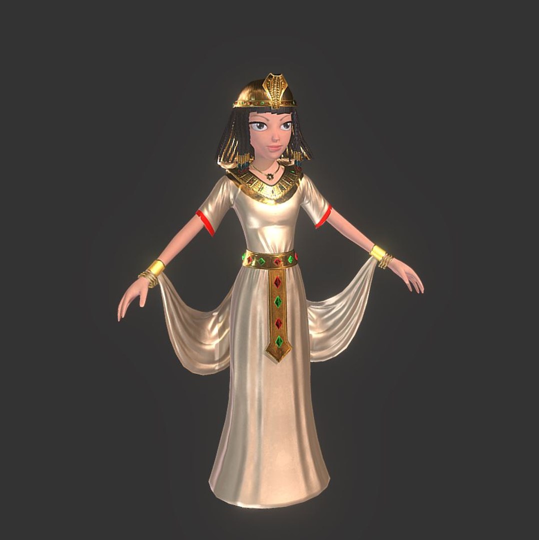 3D cleopatra - TurboSquid 1291160