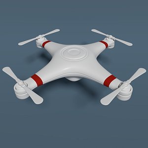 3D quadcopter drone quads model