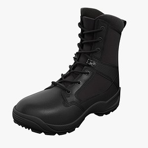3D model military boots