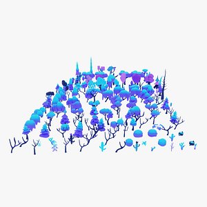 165 Low poly tree asset pack