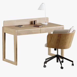 Arandu desk Madai chair 3D model