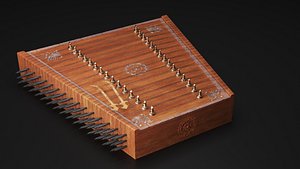 Santoor 3D model