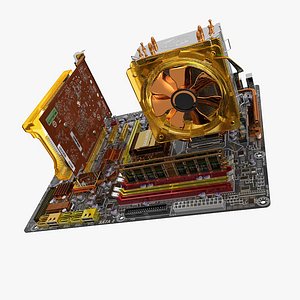 GA-EP45-DQ6 Motherboard with GV-N220OC Video Card