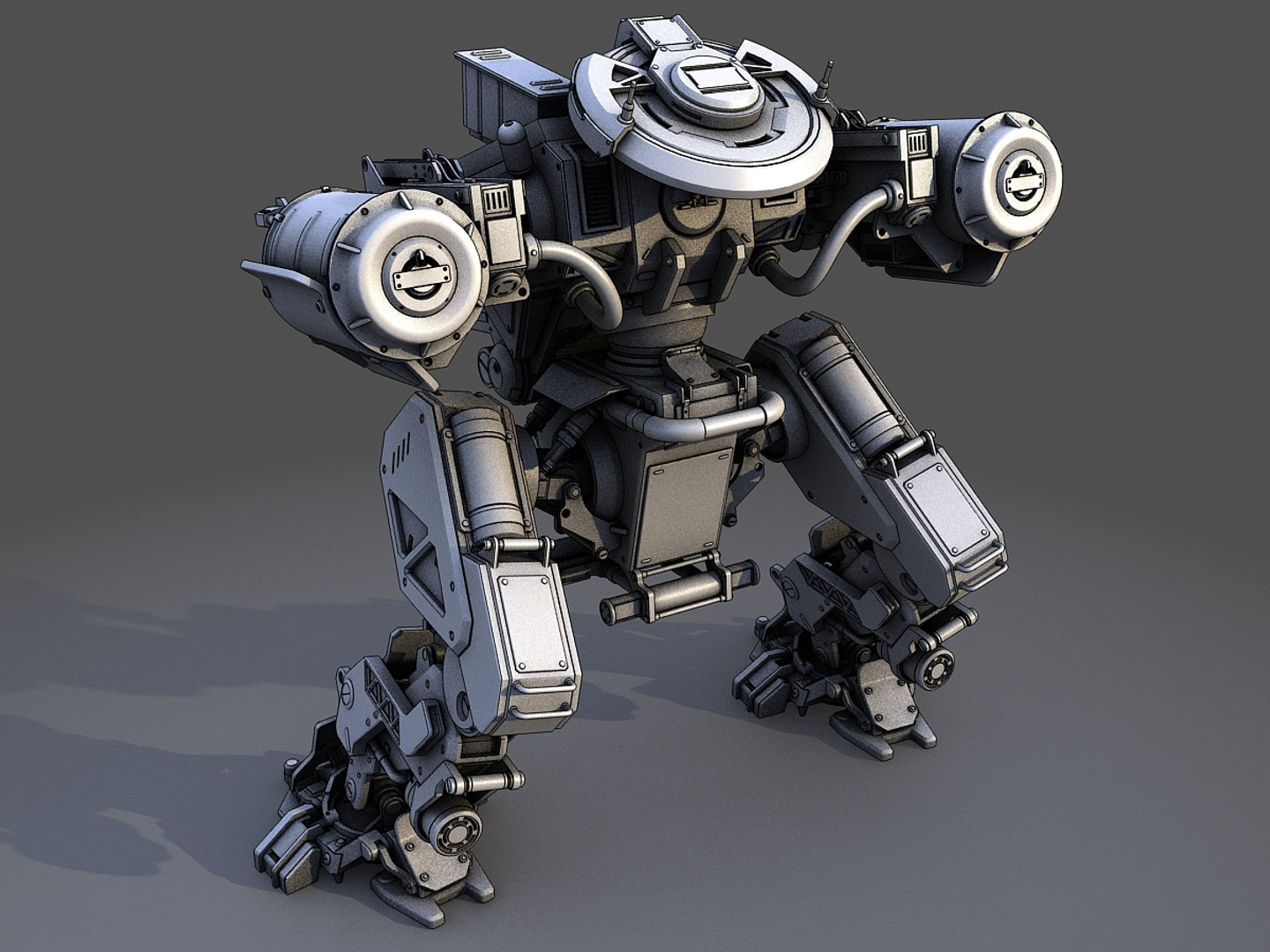 3D FBX Mech Robot mecha