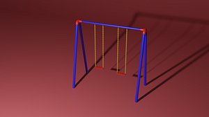 Playground Swing 3D model