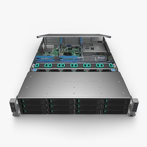 Server Chassis 2U with Board