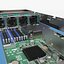 3D cpu server board model