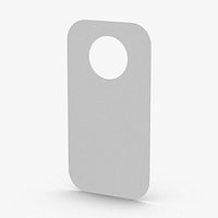 Door Hanger Do Not Disturb 01 White