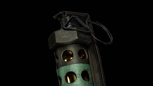 M84 STUN GRENADE GAME READY 3D model