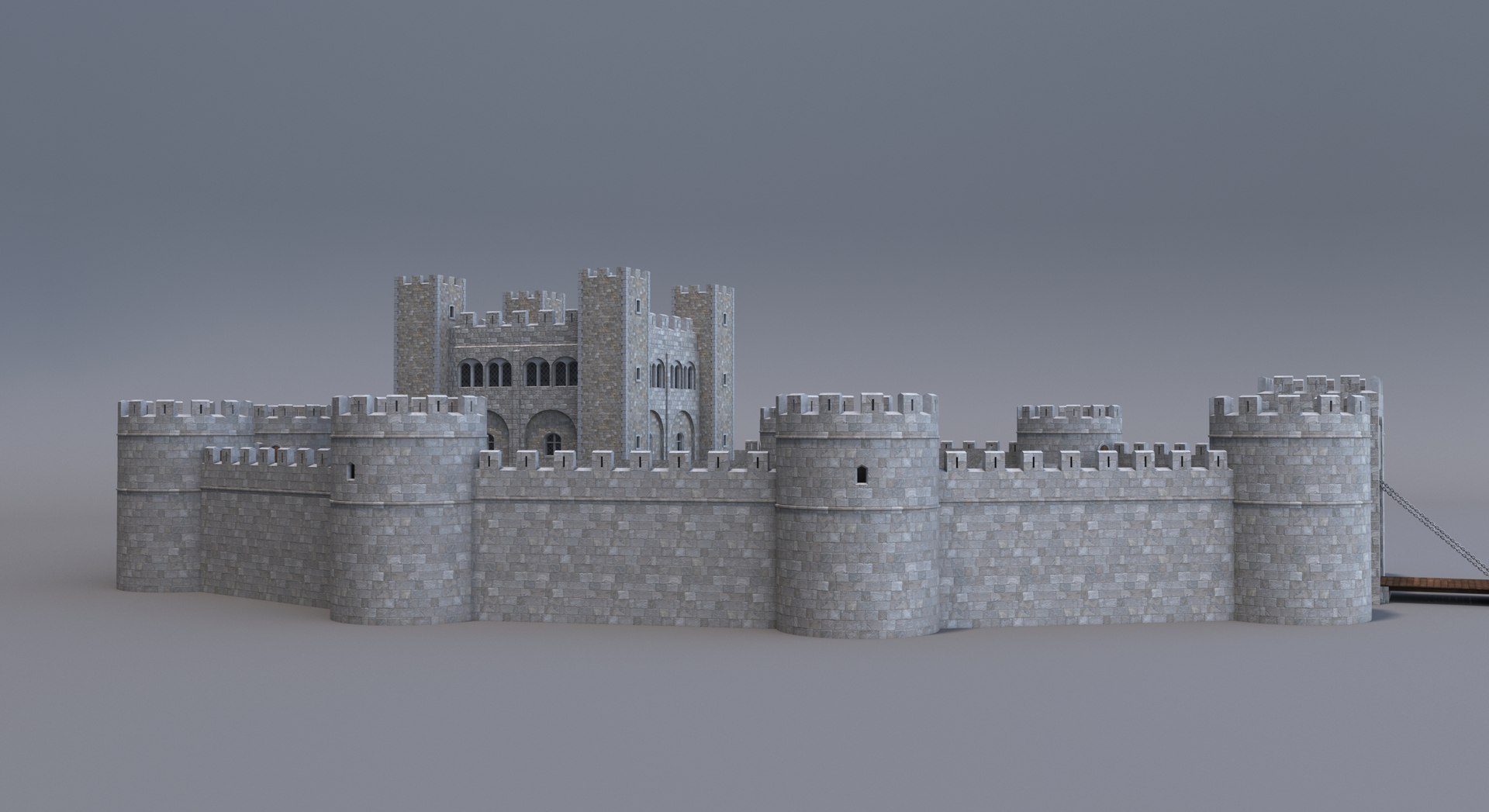 Medieval Castle 3D Model - TurboSquid 1462731