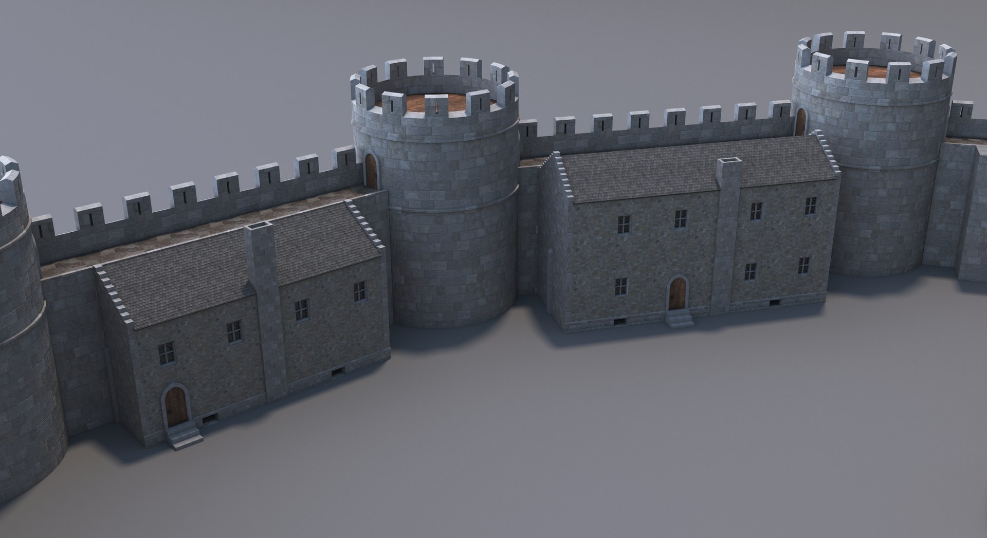 Medieval castle 3D model - TurboSquid 1462731