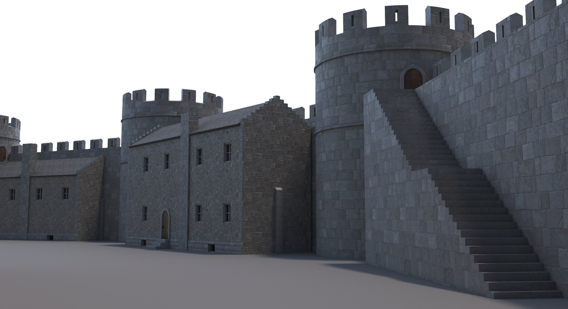 Medieval Castle 3D Model - TurboSquid 1462731