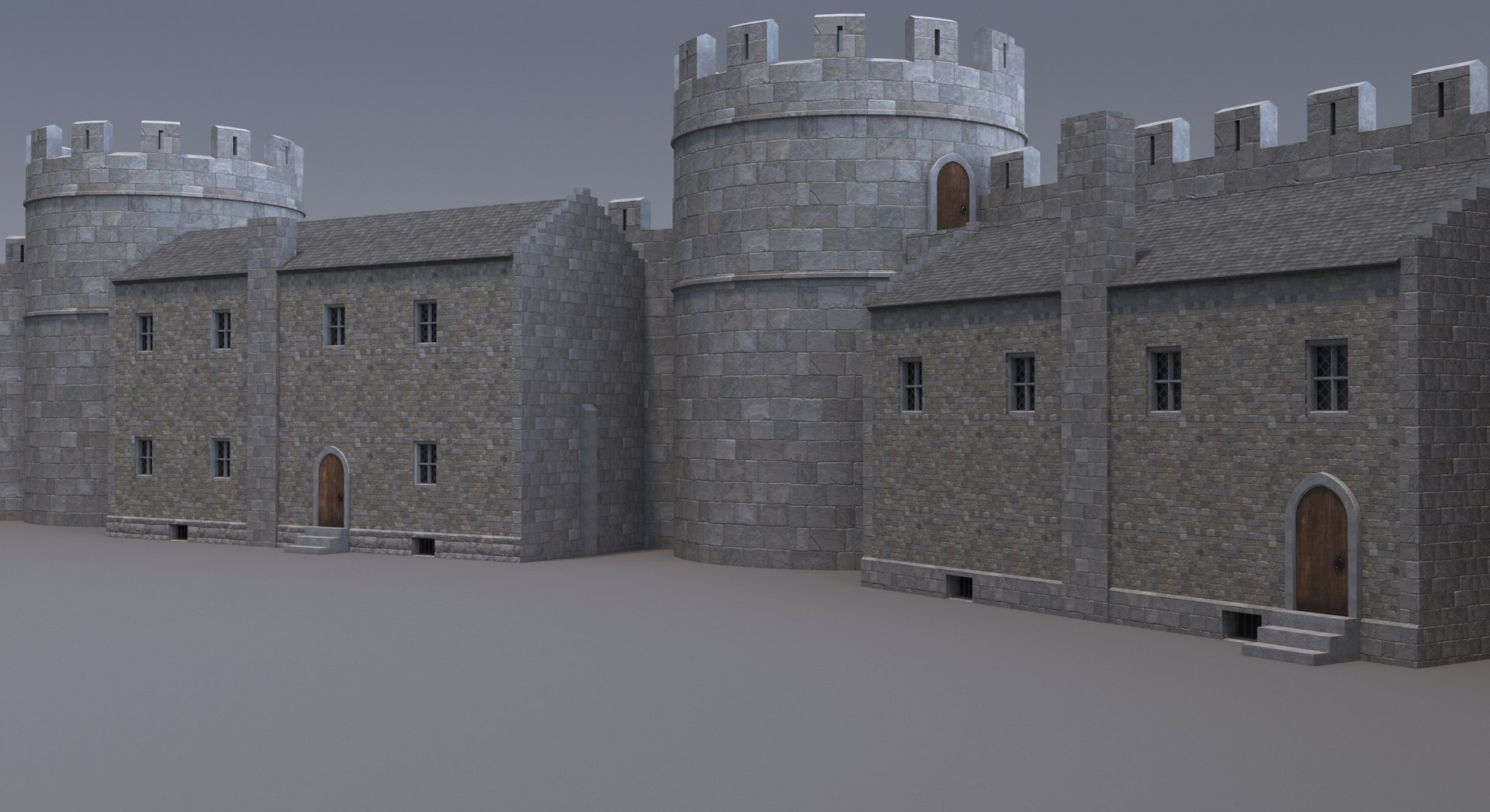 Medieval Castle 3D Model - TurboSquid 1462731