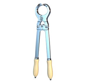 Burdizzo Castration Forceps PBR 3D model