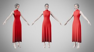 Dress 56 Alabama Crimson