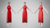 Dress 56 Alabama Crimson