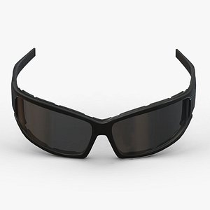 3D Biker Glasses Low Poly PBR Realistic