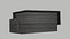 model of a coffin for Halloween