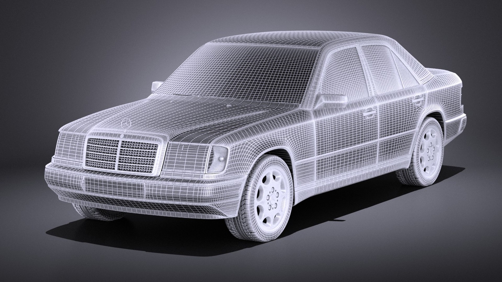 3D Mercedes W124 E - TurboSquid 1150848