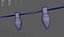 Stringed Lights 3D model model