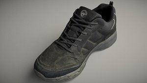 worn sneaker shoe 3D model