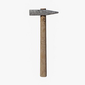 Low-poly Hammer by Nikdox 3D model