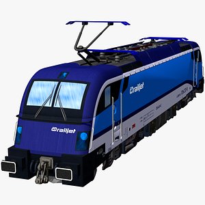 taurus class 1216 railjet es64u4-c electric locomotive 3D