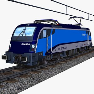 taurus class 1216 railjet es64u4-c electric locomotive 3D