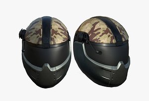 3D helmet sci fi