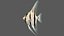 angel fish swimming 3d 3ds
