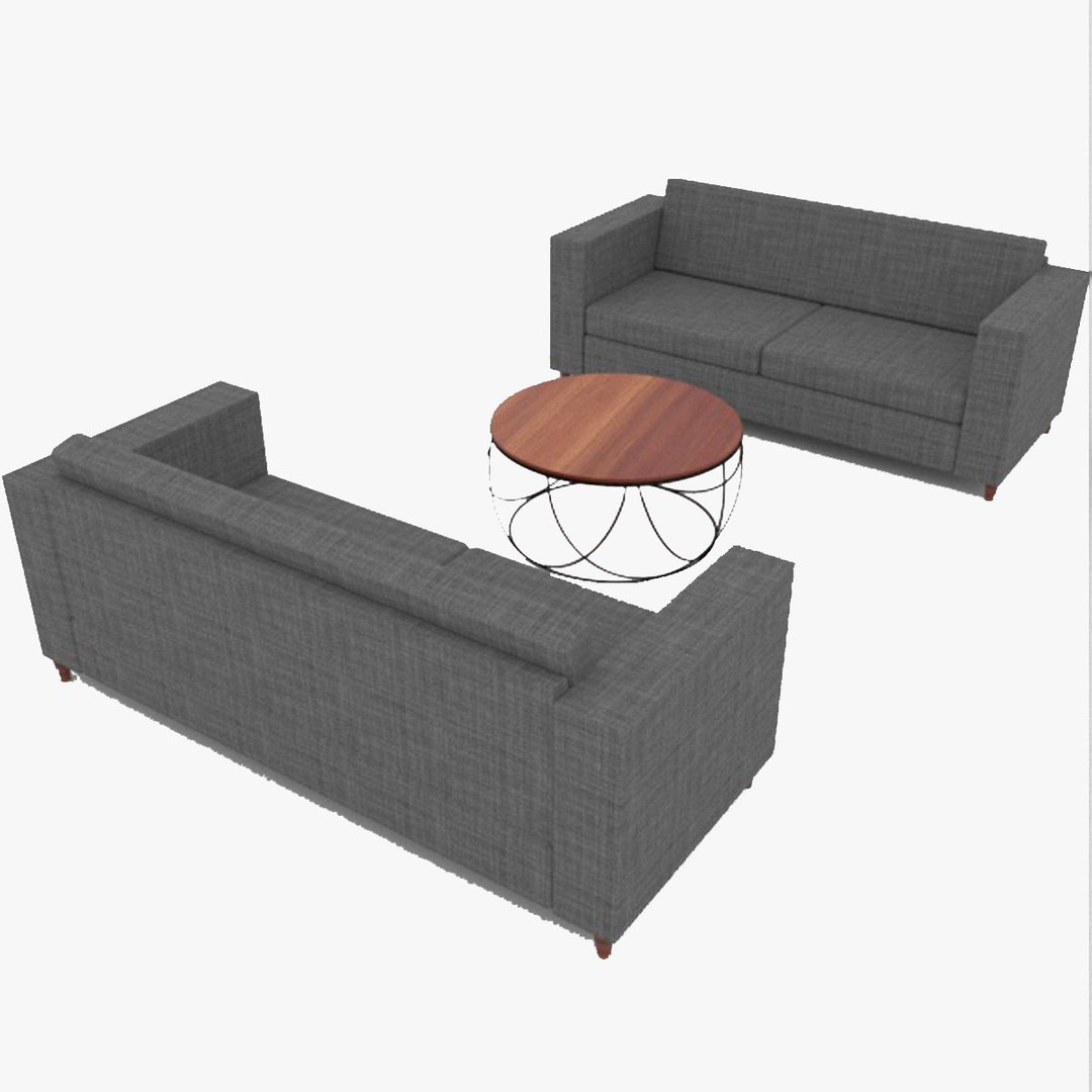 3D Couch And Coffee Table TurboSquid 2079594